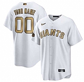 Customized Men's San Francisco Giants Active Player White 2022 All-Star Cool Base Stitched Jersey,baseball caps,new era cap wholesale,wholesale hats